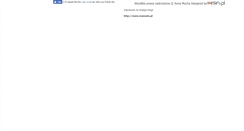 Desktop Screenshot of annamucha.pl